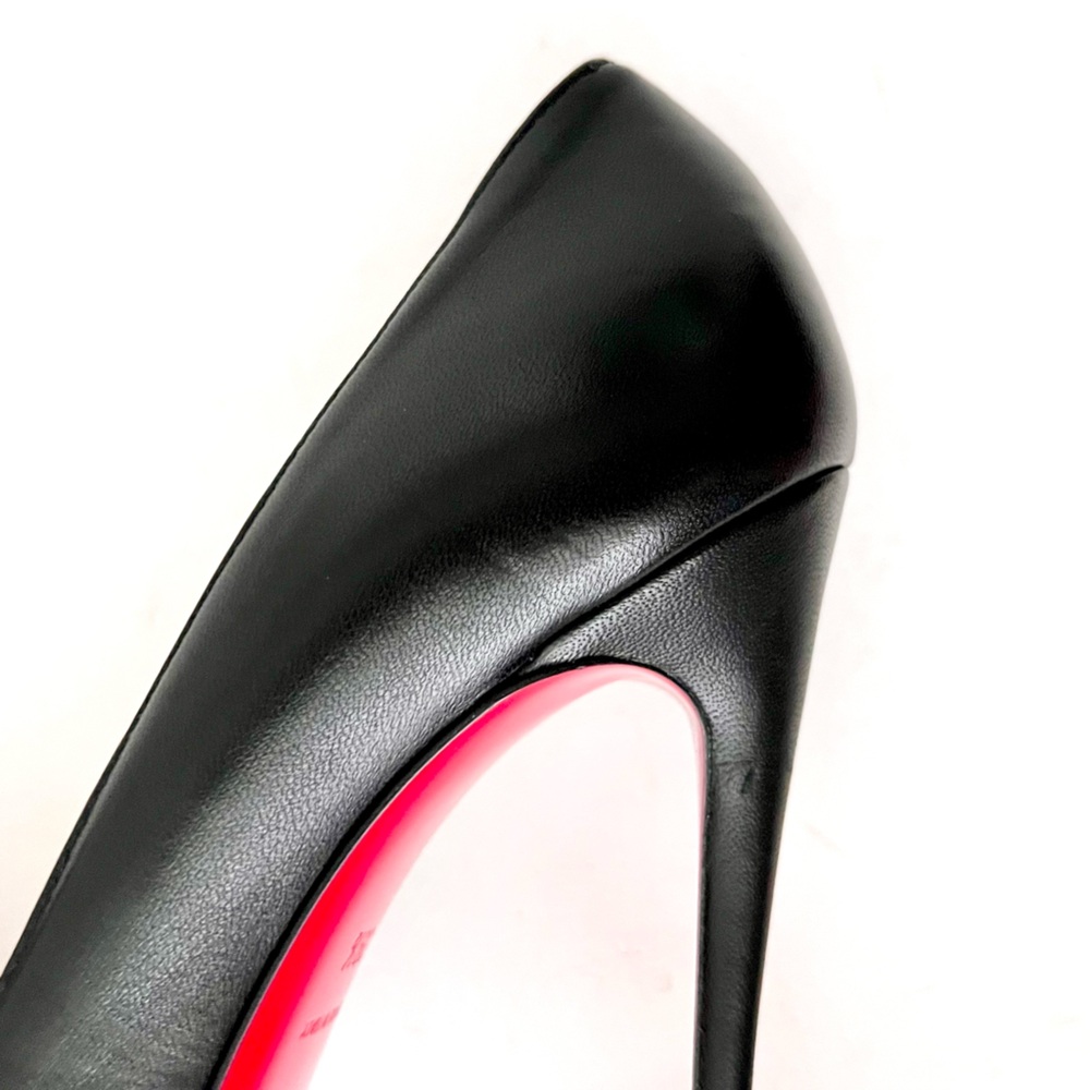 CHRISTIAN LOUBOUTIN | So Kate 120 Black Calf Leather Pumps Stilettos US 9.5 - Picture 12 of 16